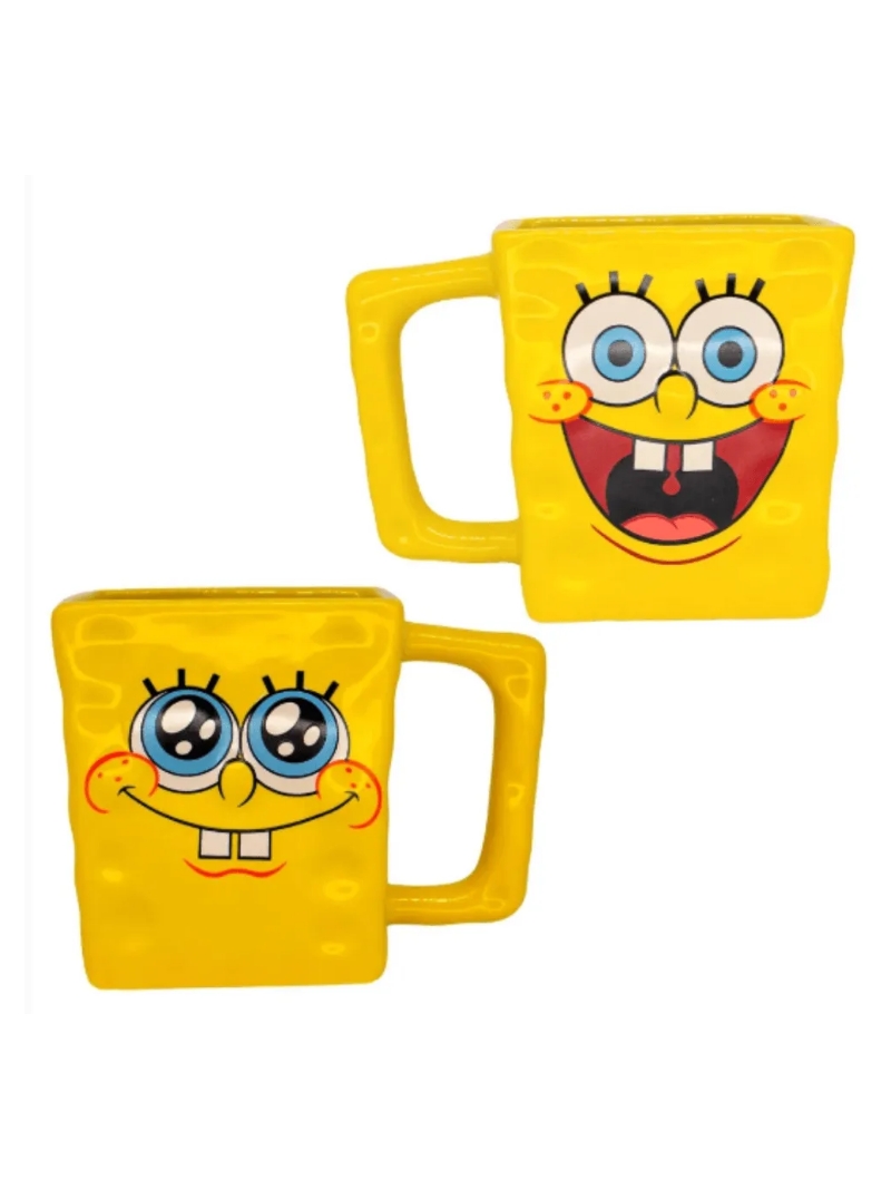 Caneca 3D Bob Esponja 450ml - Zona Criativa - Arco Ìris