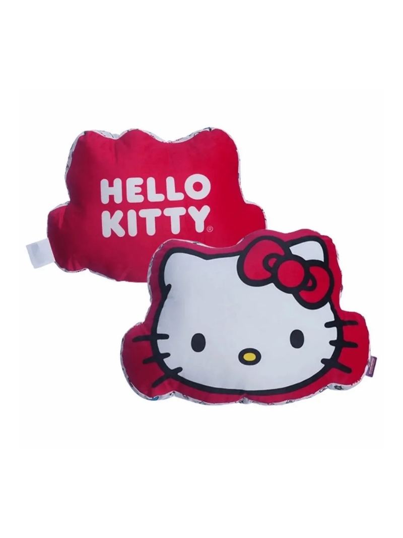 Almofada Fibra Formato Hello Kitty Oficial - Zona Criativa - Arco Ìris