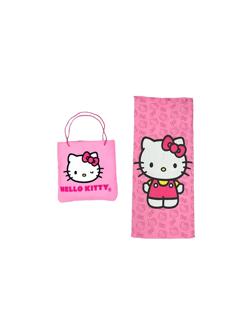 Toalha De Praia 2 Em 1 Bolsa Hello Kitty - Zona Criativa - Arco Ìris