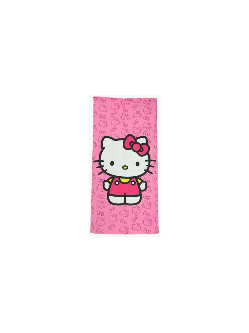 Toalha De Praia 2 Em 1 Bolsa Hello Kitty - Zona Criativa - Arco Ìris