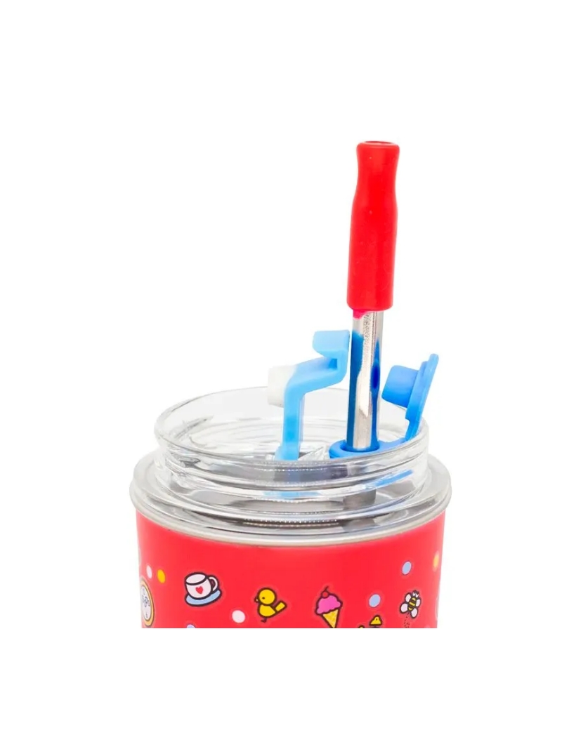 Copo Térmico Neo Hello Kitty C/ Canudo 300ml - Zona Criativa - Arco Ìris