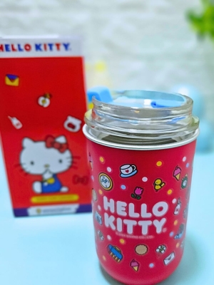 imagem do produto Copo Térmico Neo Hello Kitty C/ Canudo 300ml - Zona Criativa - Arco Ìris