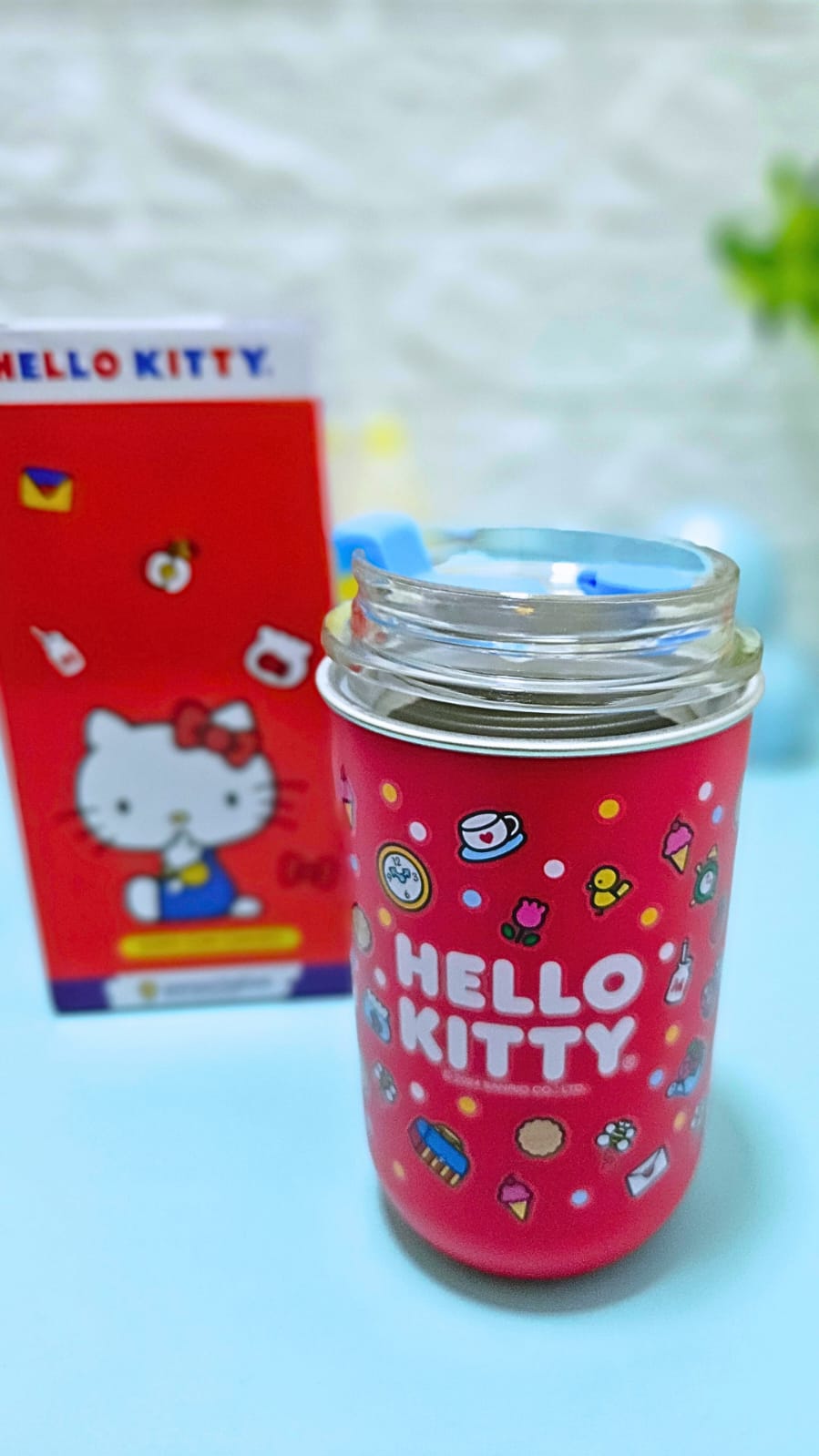 Copo Térmico Neo Hello Kitty C/ Canudo 300ml - Zona Criativa - Arco Ìris