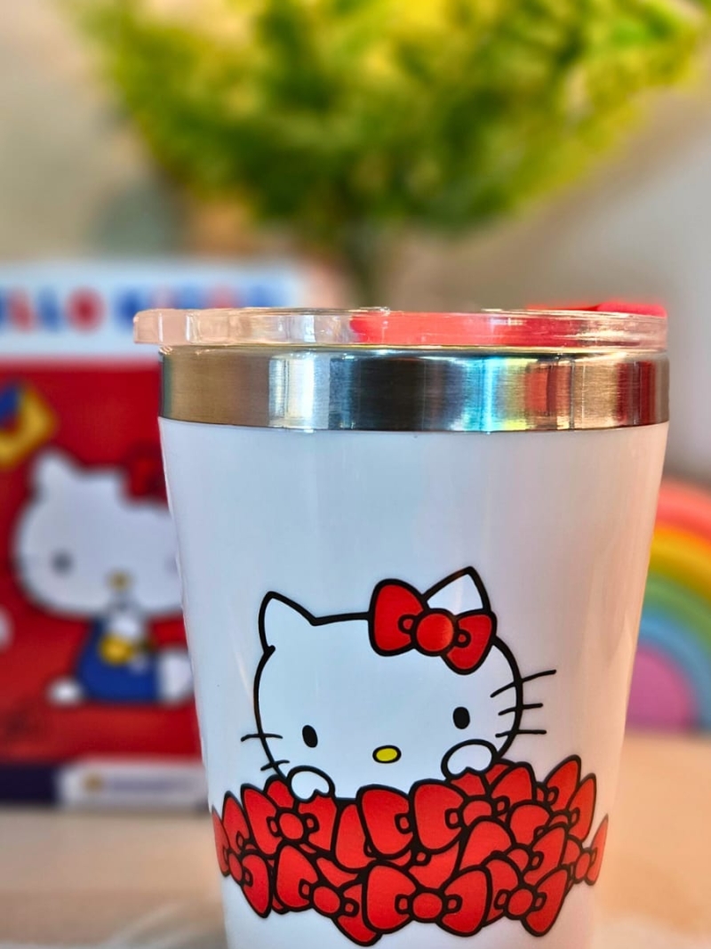 Copo SNAP Hello Kitty 300ml térmico - Zona Criativa - Arco Ìris