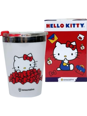 imagem do produto Copo SNAP Hello Kitty 300ml térmico - Zona Criativa - Arco Ìris