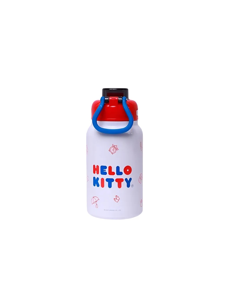 Garrafa Térmica Gatinha Hello Kitty  500ml Jupiter  - Zona Criativa - Arco Ìris