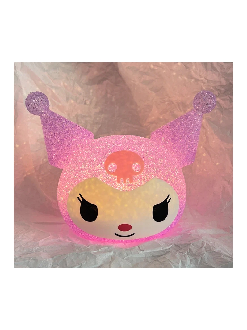 Luminária Noite Estrelada Kuromi - Arco Ìris