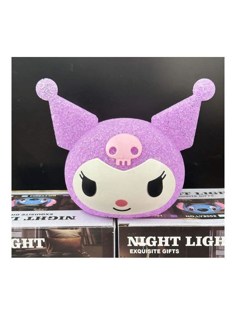 Luminária Noite Estrelada Kuromi - Arco Ìris