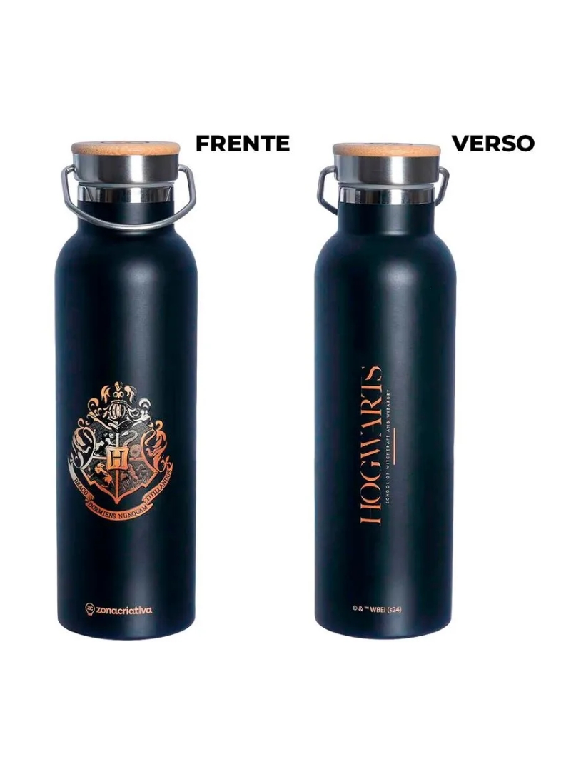 Garrafa Camp Térmica 600ml Hogwarts  Harry Potter - Zona Criativa - Arco Ìris