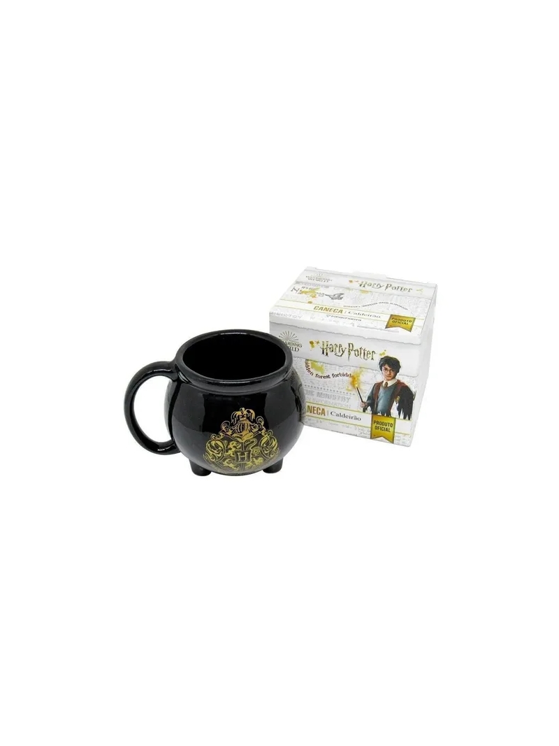 Caneca Formato 3d Harry Potter Caldeirao Hogwarts 500ml - Zona Criativa - Arco Ìris